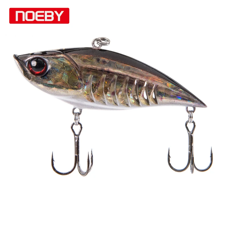 Noeby 1 шт. опускается на дно VIB приманка 7 5 см 18 г 0 8 м с высокочастотный крючок VMC