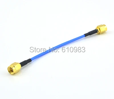 (5 pieces/lot) SMA Extension Jumper Cord Plug to male Coaxial Connector Adapter Blue RG316 Pigtail Cable | Обустройство дома