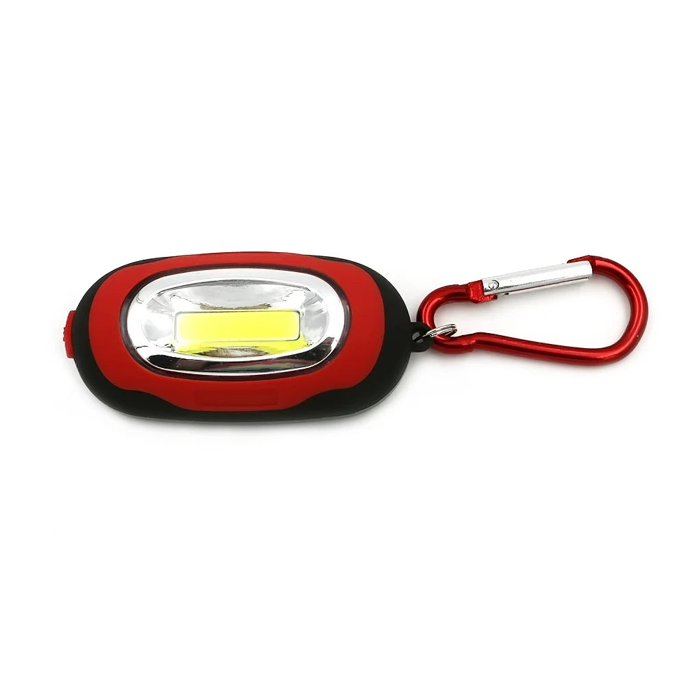 Портативный многофункциональный светодиодный фонарик COB карманный мини брелок