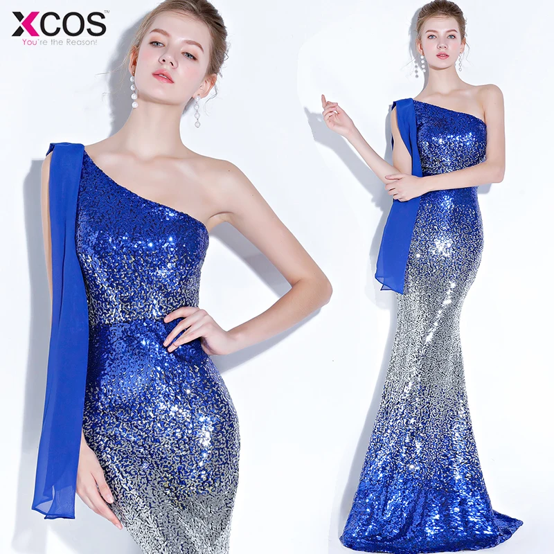 2019 вечерние платья с одним плечом длинное вечернее платье vestido de festa сексуальное