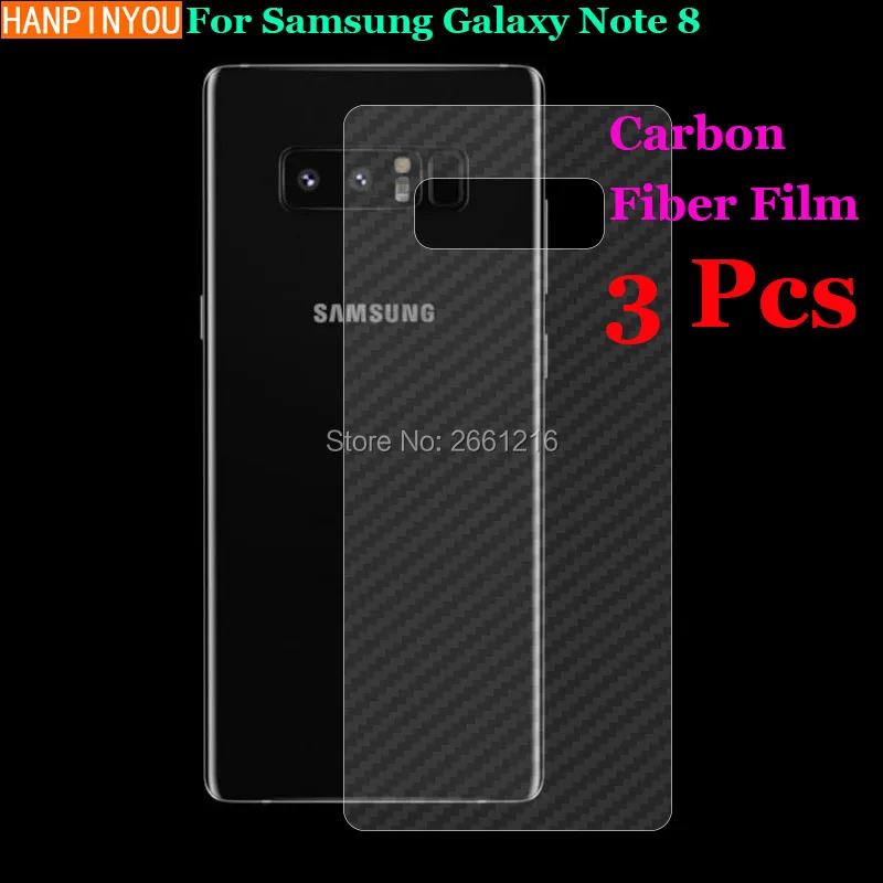3 шт./лот для Samsung Galaxy Note 8 note8 N950 6 дюйма 3D противоскользящая задняя пленка из