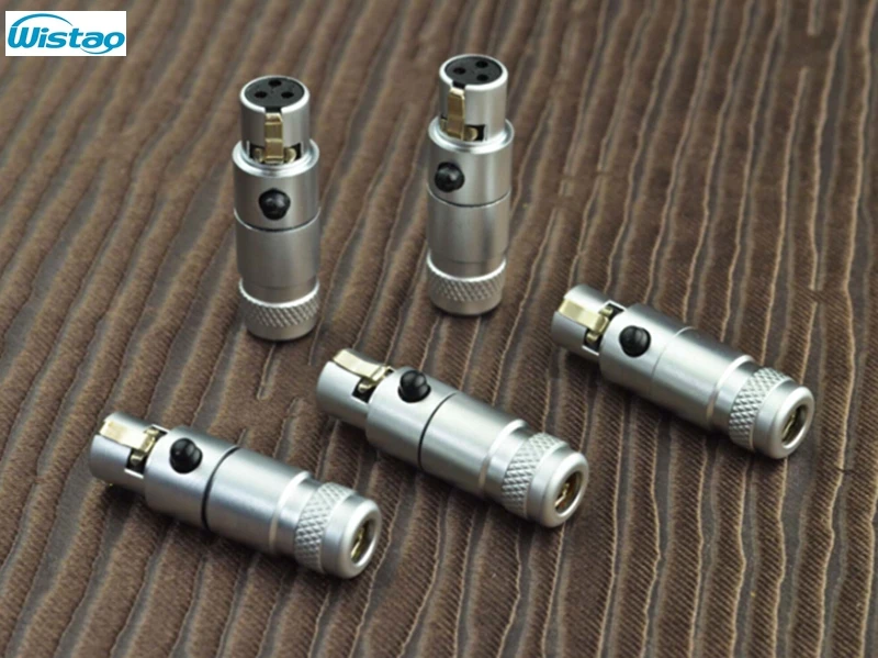 Мини XLR Гнездовой Разъем Cannon 3 PinsLittle Bee/W MPS позолоченный Ph Бронзовый для микрофона