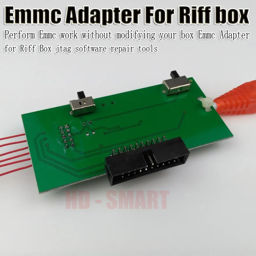 2020 новая работа eMMC без изменения вашей коробки EMMC адаптер для Riff box jtag Инструменты