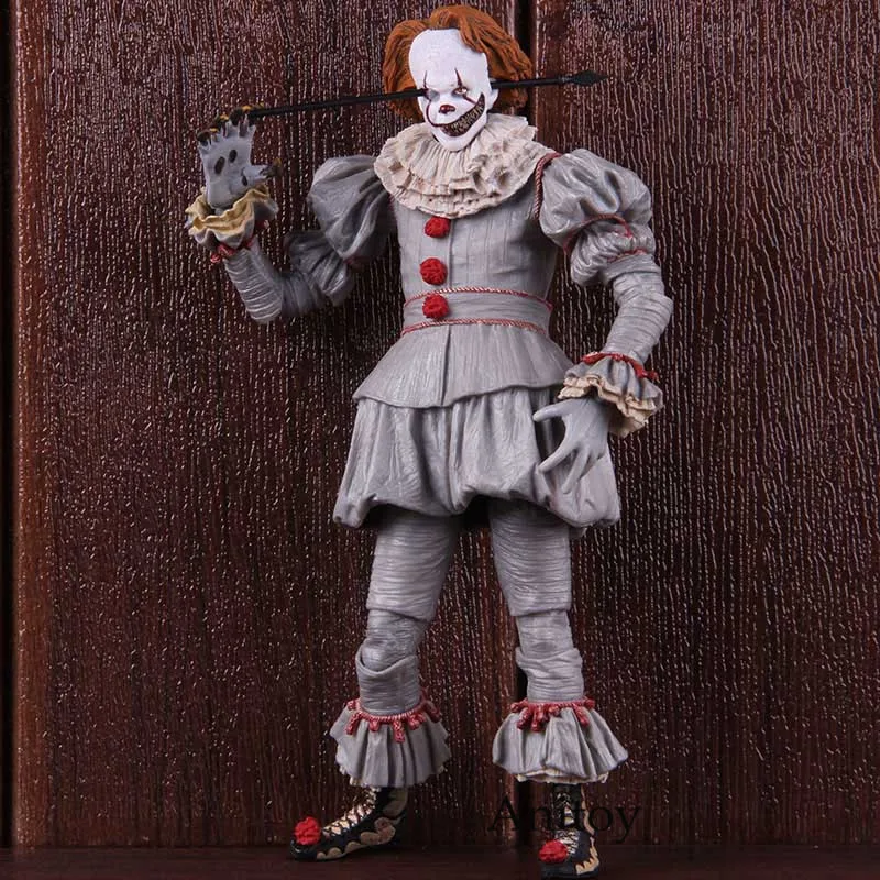 Фигурка клоуна пеннивайза NECA Stephen King's IT 2017 Ultimate Well House экшн фигурка из ПВХ фильма