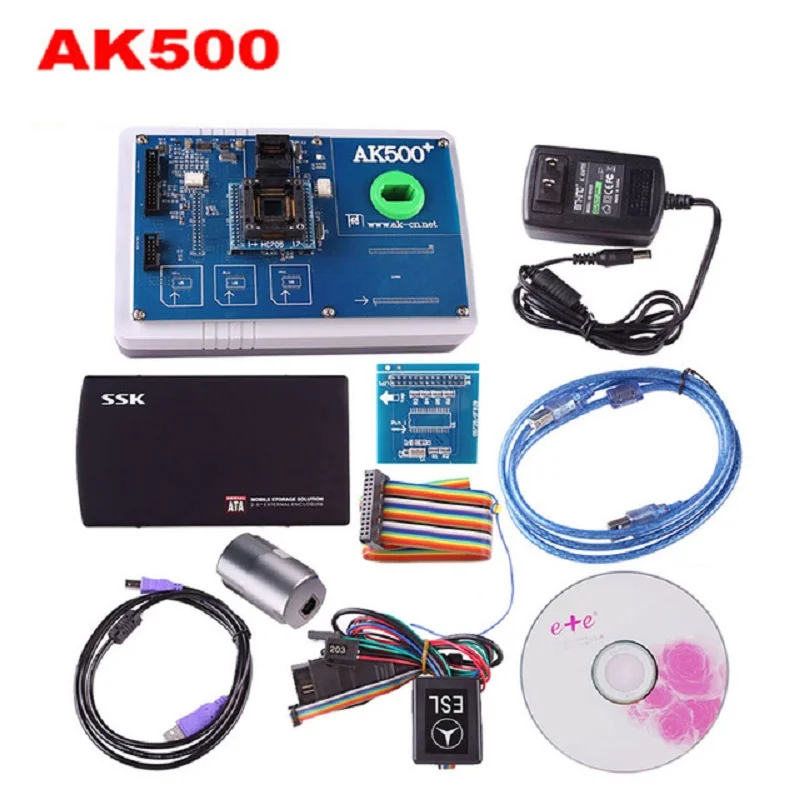 AK500 Plus программатор ключей для M.ercedes B.enz высокое качество ak500 + с мобильным диском