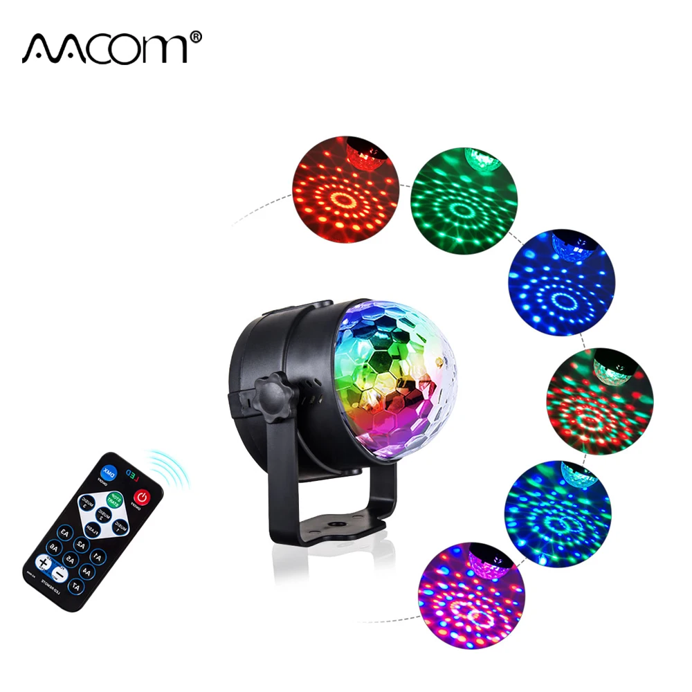 

Автомобильный сценический RGB-светильник с ИК-пультом, USB, 5 В