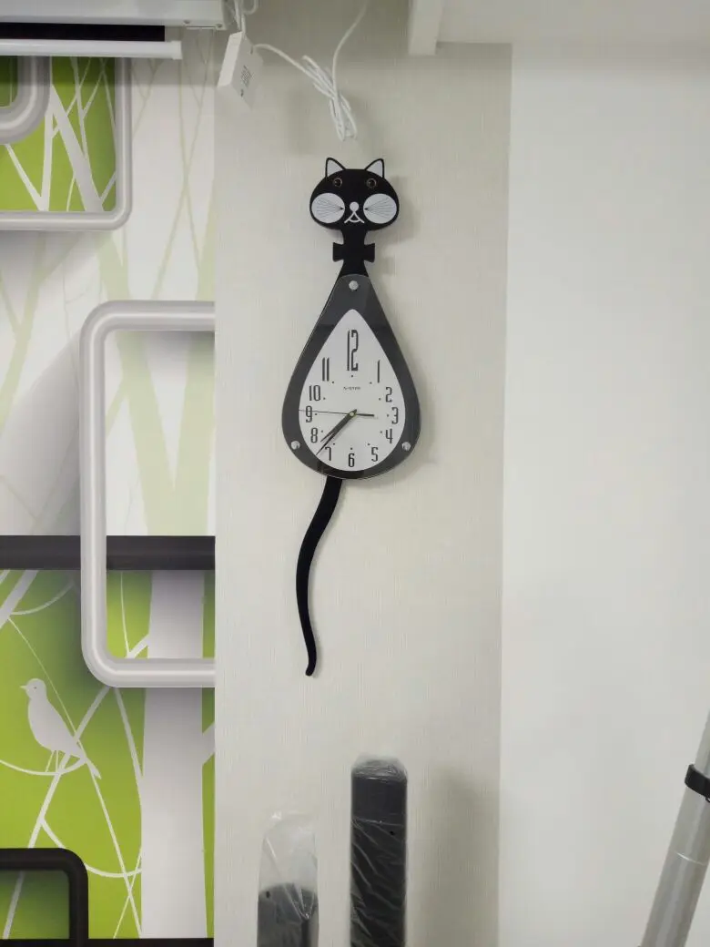 Wag tail cat часы настенные гостиная современный контракт творческий Европейский немой качели supe спальня кварцевые