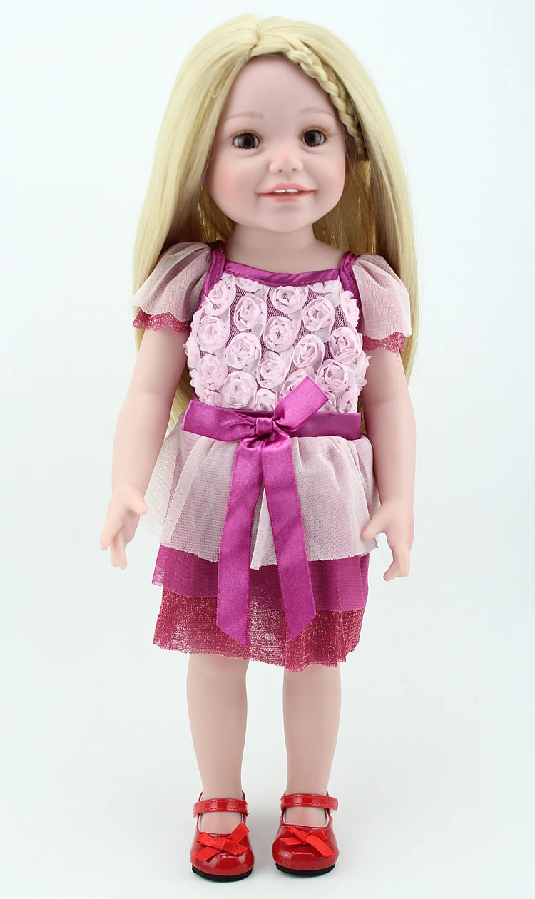 Виниловый 18 дюймов Adora Play Doll Boneca Juguetes с многослойным платьем одежда для детей