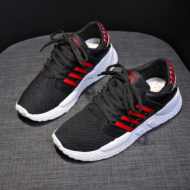 Женские кроссовки женская повседневная обувь из сетчатого материала на плоской