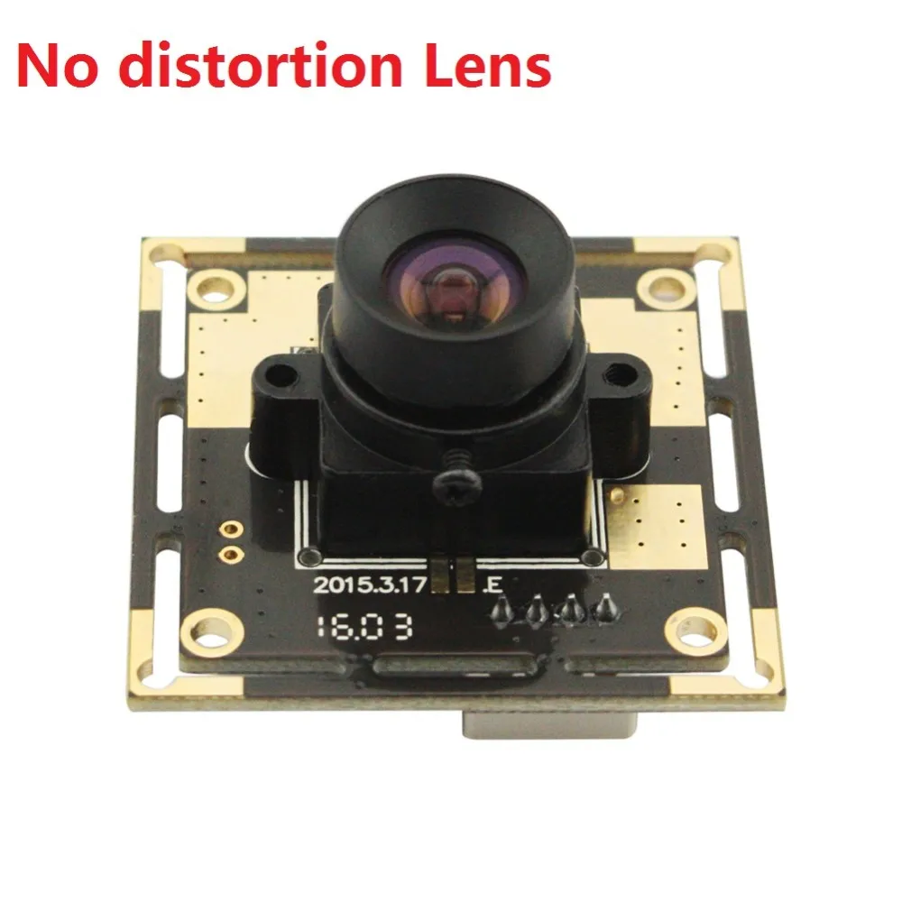 5megapixel CMOS OV5640 Webcam MJPEG 100degree no distortion lens 5MP industrial Camera Module for advertising / LED display |