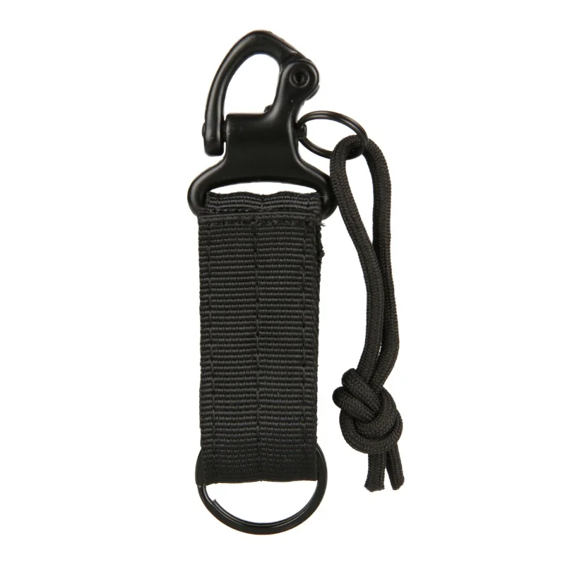 Carabiner High Strength Nylon Tactical Backpack Key Hook Webbing Buckle for Climbing Hanging System Molle Waist Belt Buckle 