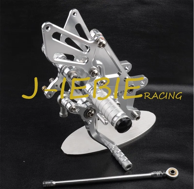 CNC гоночный Rearset Регулируемые задние комплекты подножки подходят для Кавасаки