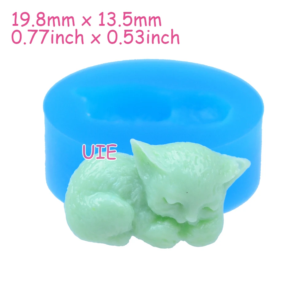 DYL006U 19 8 мм силиконовая форма в виде кота-форма животных помадка декор для