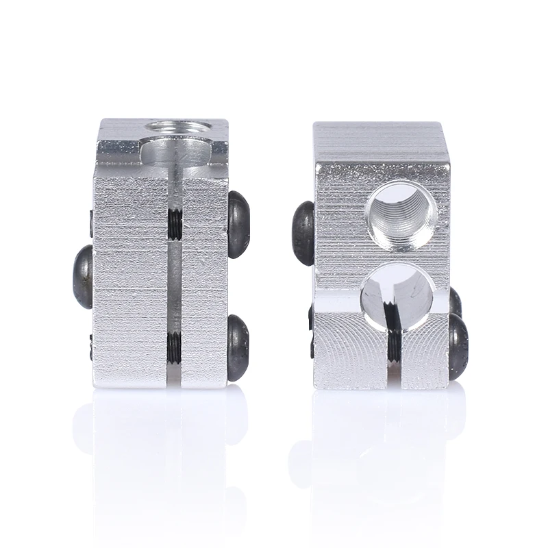 3D вулкан алюминиевый блок для V6 Bowden прямой J head Горячий Конец тепловой принтер