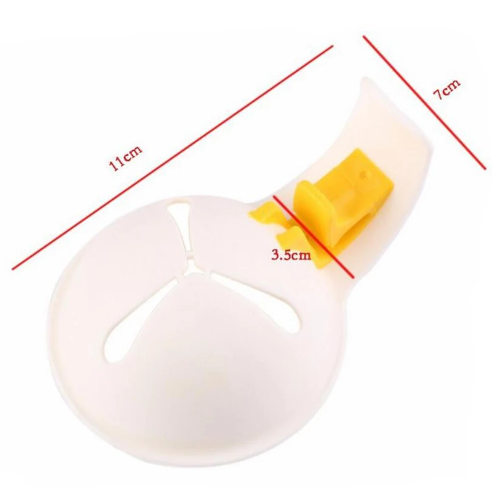 1* Mini Egg Yolk Separator Silicone Holder Kitchen Whites Card Clip Bowl Edge 50gD | Дом и сад