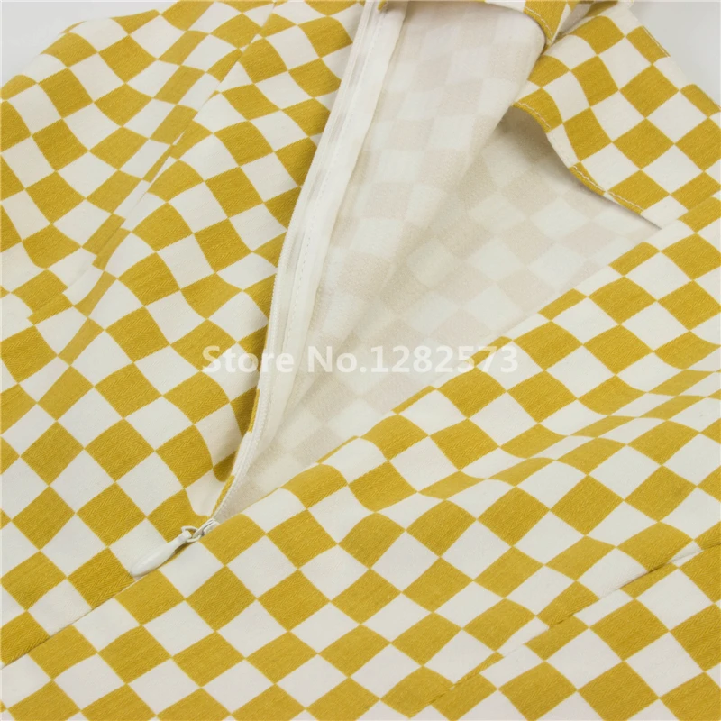 В наличии клетчатый узор коктейльные платья с пояса элегантные Короткие Дешевое