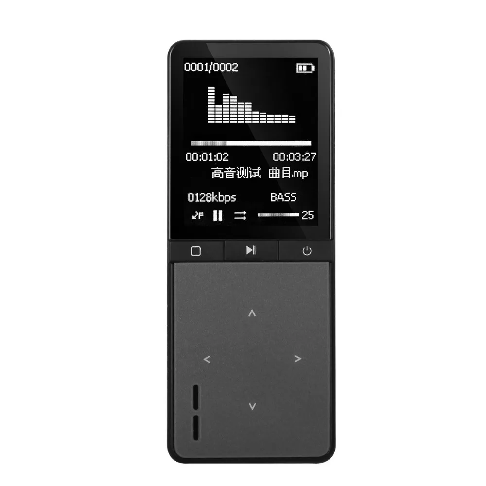 ONN без потерь цифровой Спорт Экран Hifi аудио Mp 3 мини музыки Mp3 плеер Bluetooth FM радио 8