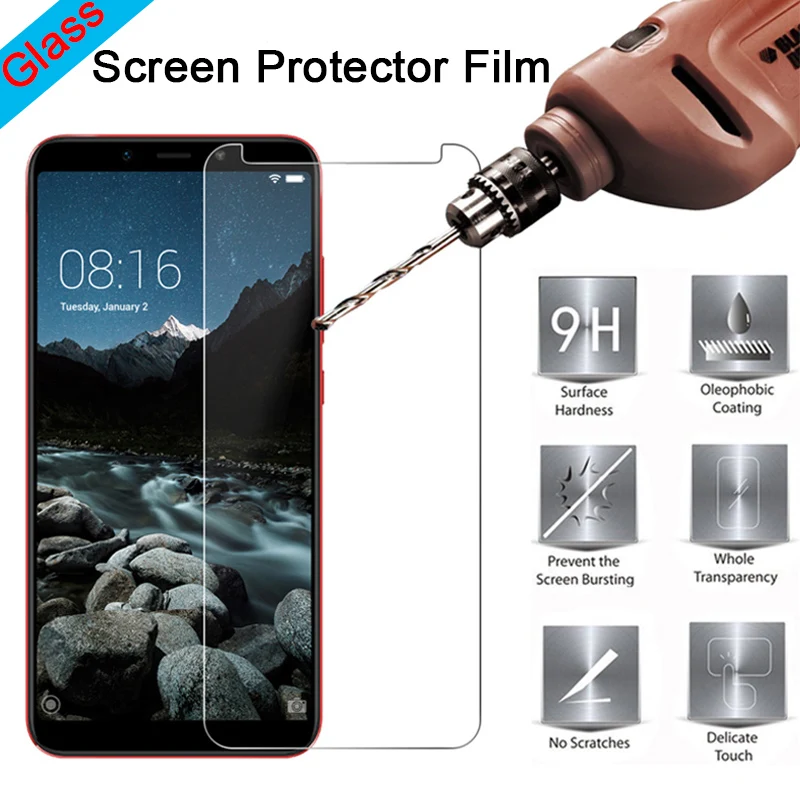 2PCS 9H Toughed Front Glass for Xiaomi Mi 8 Explorer Lite HD Hard On 5 5S Plus 5C Pro 9 Se Protective Film | Мобильные телефоны и