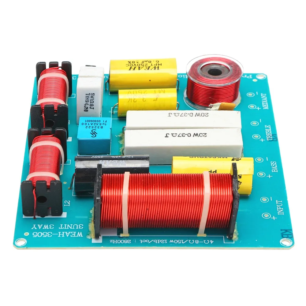 LEORY WEAH-3505 DIY 150 Вт Профессиональный 3-полосный аудио делитель частоты громкий динамик 3 блока кроссовер фильтр для динамик KTV