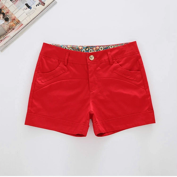 2019 белые хлопковые шорты женские размера плюс средняя талия короткие штаны для