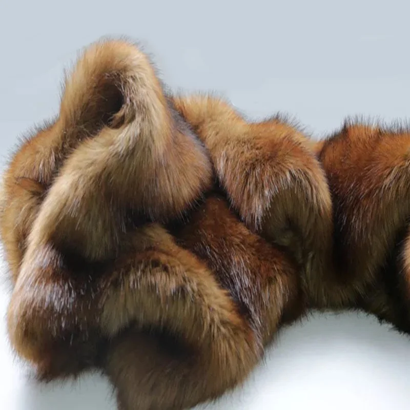 Искусственный мех огнестойкий плюшевый искусственный енота | Дом и сад