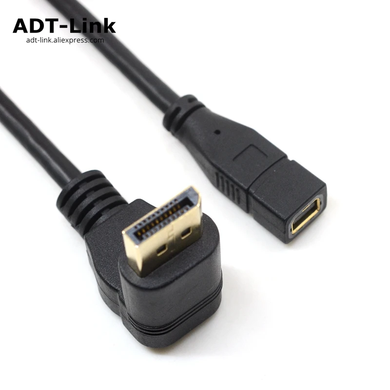 Порт дисплея к мини дисплейному порту кабель папа женскому Мини dp Thunderbolt DP HD Mini
