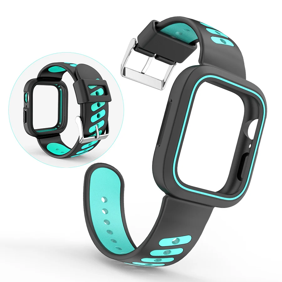 Ремешок Ithuriel резиновый для Apple Watch мягкий спортивный браслет iWatch series 4 3 2 38 мм 40 42 44 |