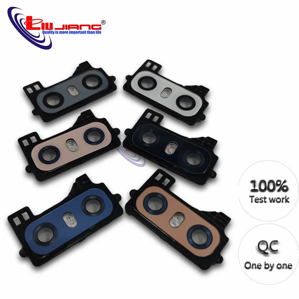 Оригинальный новый стеклянный чехол для объектива задней камеры и рамка вспышки