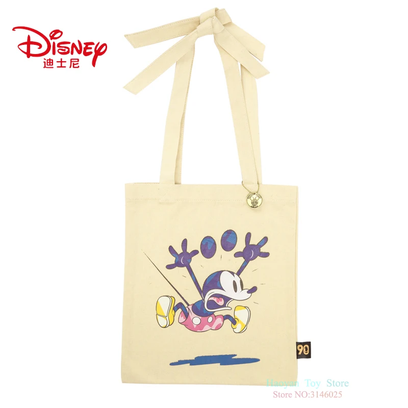 Подлинная disney 90th юбилейное издание Классический Микки многофункциональный простой холст женская сумка холст мода Мумия сумка для девочек