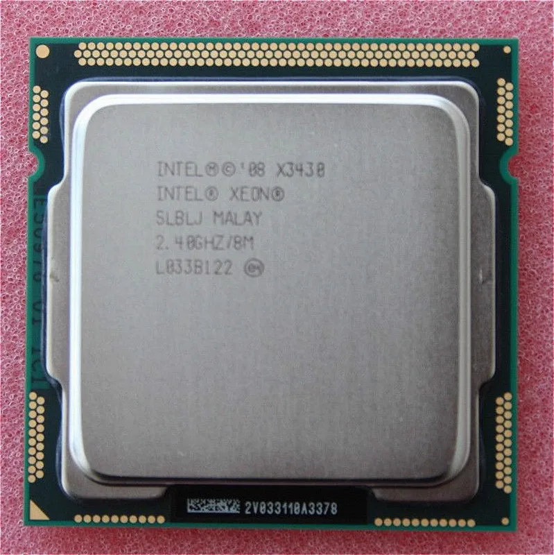 Четырехъядерный процессор Intel Xeon X3430 2 4 ГГц LGA 1156 8 Мб кэш памяти 95 Вт|intel xeon|xeon