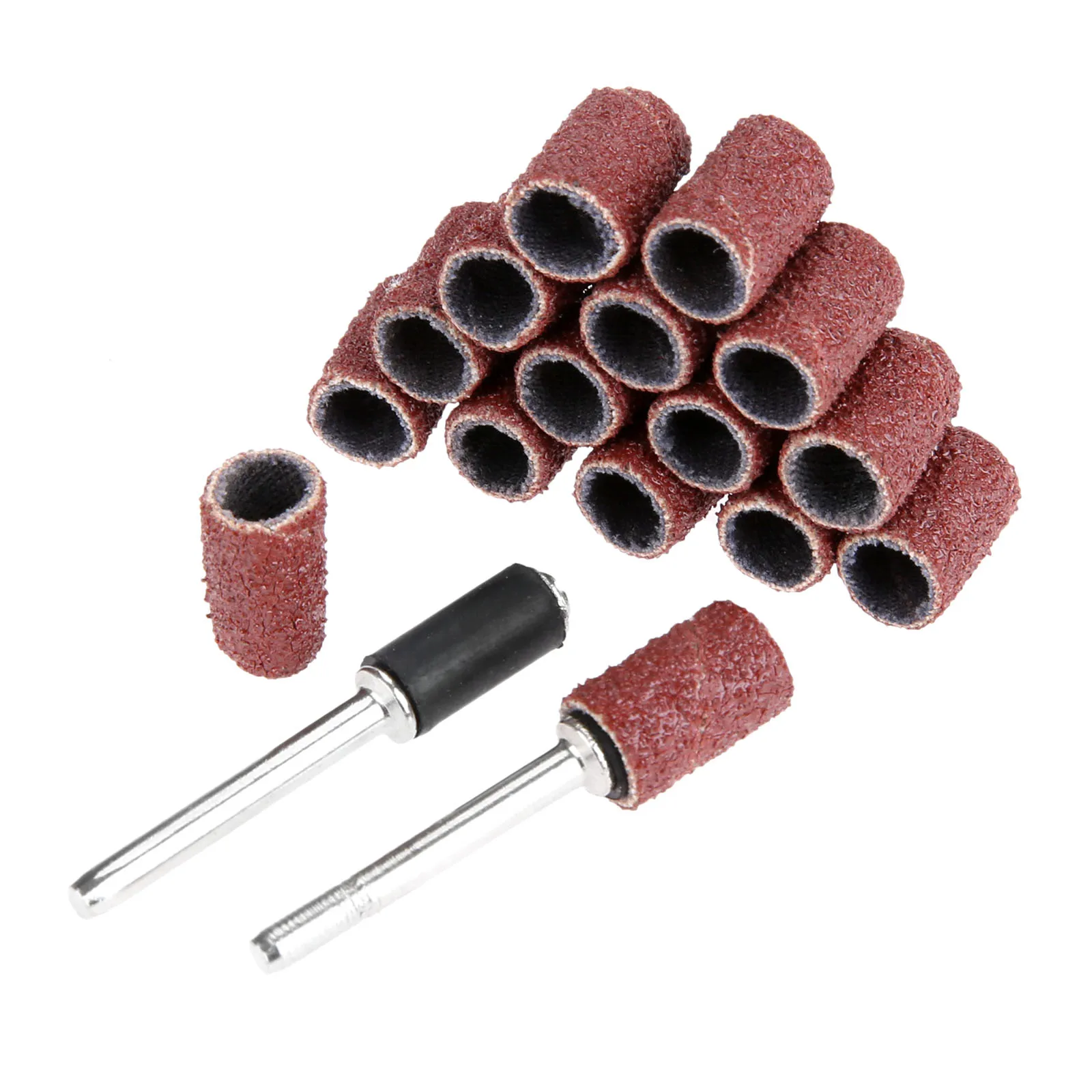 DRELD 100 шт. Аксессуары Dremel 6 мм зернистость 80 # шлифовальные ленты + 2 3 шлифовальный