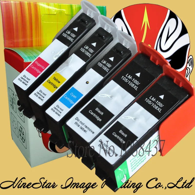5PK Ink Cartridge For LEXMARK Pro 901 905 805 705 205 Printer E206 | Компьютеры и офис
