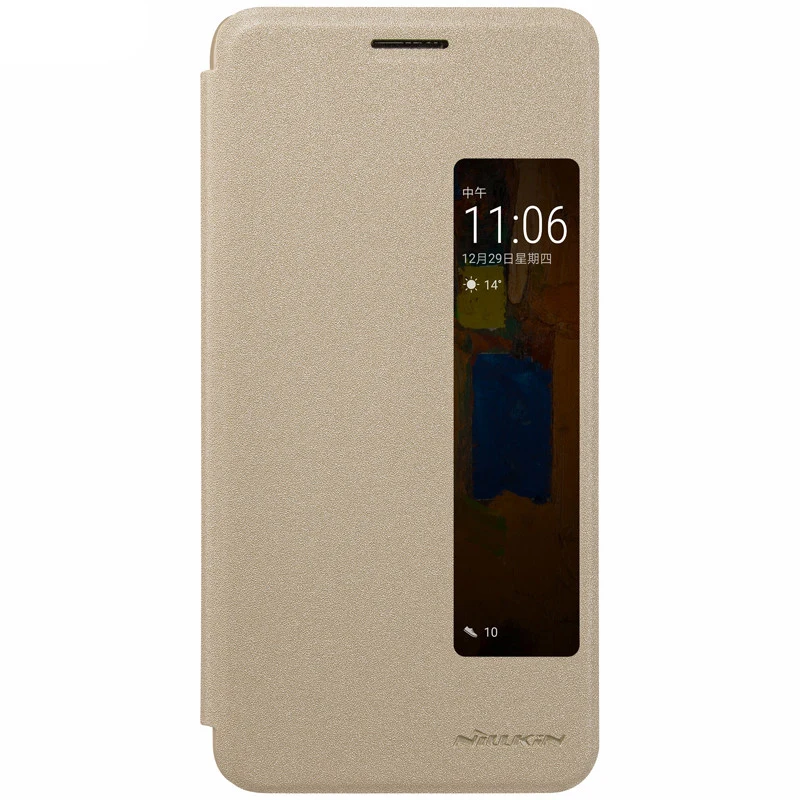 Оригинал coque для huawei mate 9 pro case nillkin искра обложка мода флип pu кожа capa открытое окно
