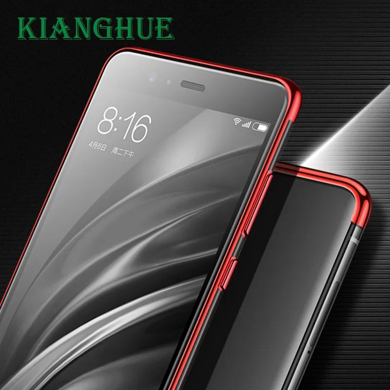 Силиконовый мягкий чехол для Xiaomi Redmi 4X 4A 5A 5 5Plus PRO чехлы с гальваническим покрытием