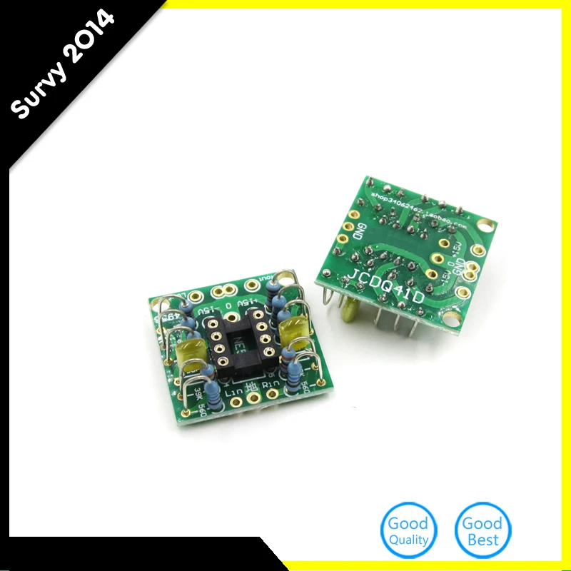 1 шт. двойной операционный усилитель доска предусилитель DC усиления PCB для