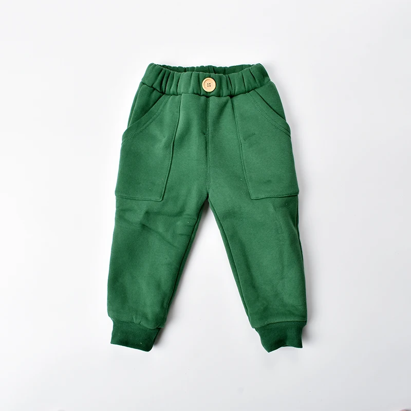 Boys Winter Pants 2017 Kids pants Cashmere girls warm full lengthTrousers for baby harems pant | Детская одежда и обувь