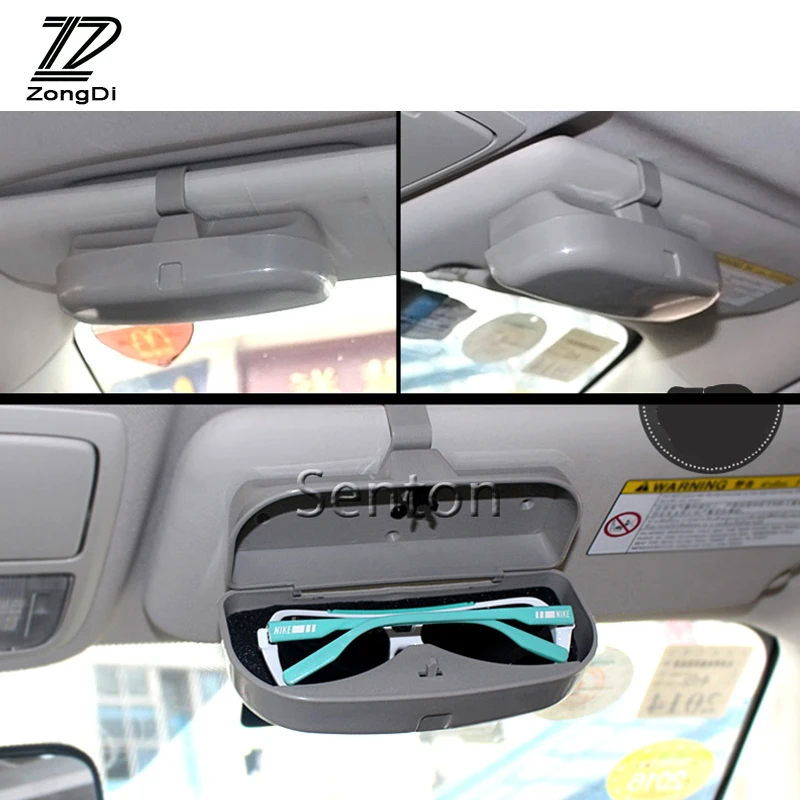 Чехол для автомобильных очков ZD 1 шт. держатель Volkswagen Polo VW Golf 7 Seat Leon Ford Focus 2 Fiesta Ranger