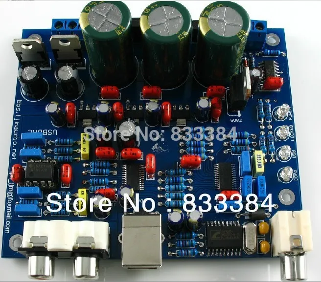 LJM USB DAC Kit CS8416 + CS4398 сборная плата и тестирование|dac audio|dac usbdac stereo |
