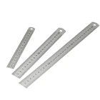 1 шт. 503020 см15 см двухсторонние весы, прямая Линейка из нержавеющей стали, измерительный инструмент, школьные офисные принадлежности 0,5 мм0,7 мм