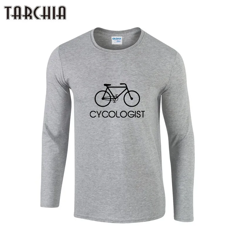 

TARCHIA Fashion T Shirt CYCOLOGIST Printed Mens T Shirts Fashion Brand Men Tops Tees Swag Casual T Shirt Long Sleeve Tshirt Male