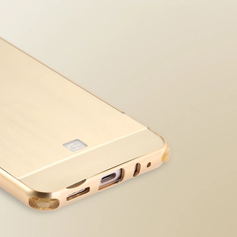 Для LG G6 чехол Роскошный Матовый металлический алюминиевый бампер + PC акрил 2 в 1