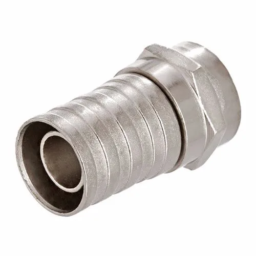 10 шт. F разъем коаксиальный обжимной металлический кабель с покрытием RG6|cable box