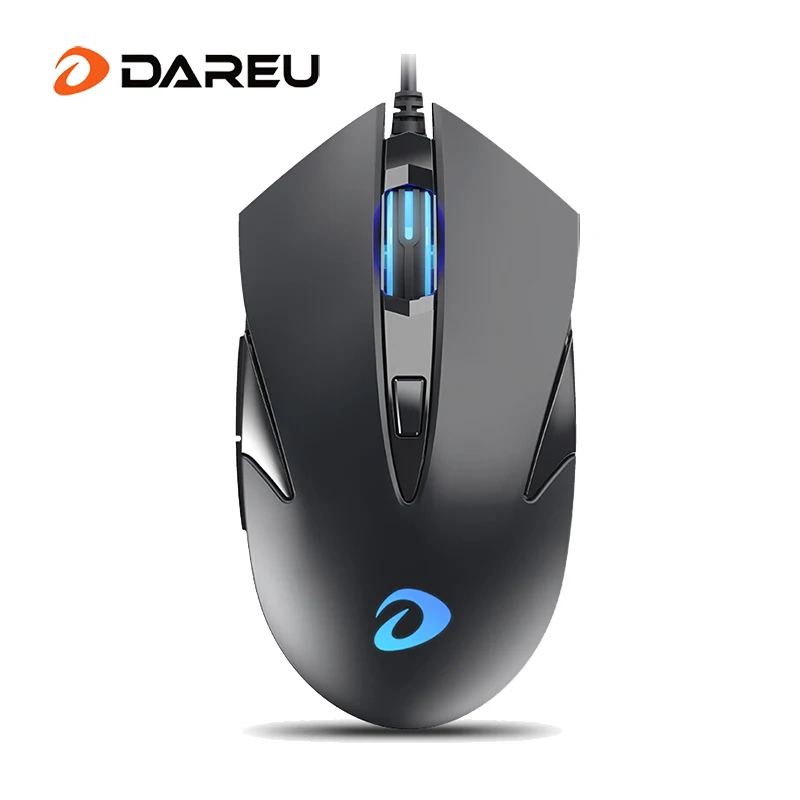 Black Оригинальная игровая мышь Dareu LM113, игровая мышь Dareu, Офисная оптическая мышь - Цвет: Black