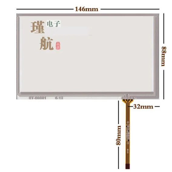 

6'' Inch Touch Screen resistor screen with Peg TM060RDH01 A060FW02 stylus screen 146*88