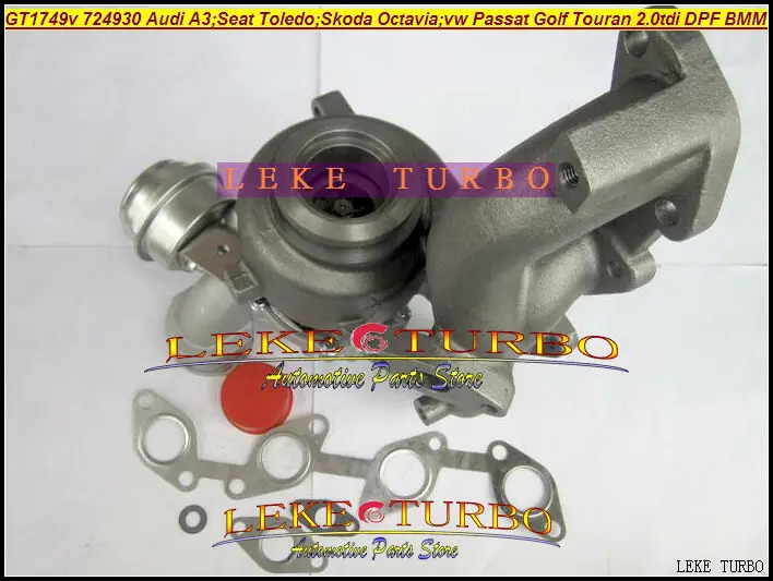 GT1749V 724930 724930-0006 03G253010J 03G253014H 03G253019A турбо для AUDI A3 Seat VW Passat Golf Touran AZV BMM BKD 2.0L |