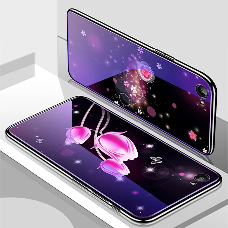 Чехол для OPPO A39 A39t A39m модный синий чехол из закаленного стекла A 39 T/M чехлы