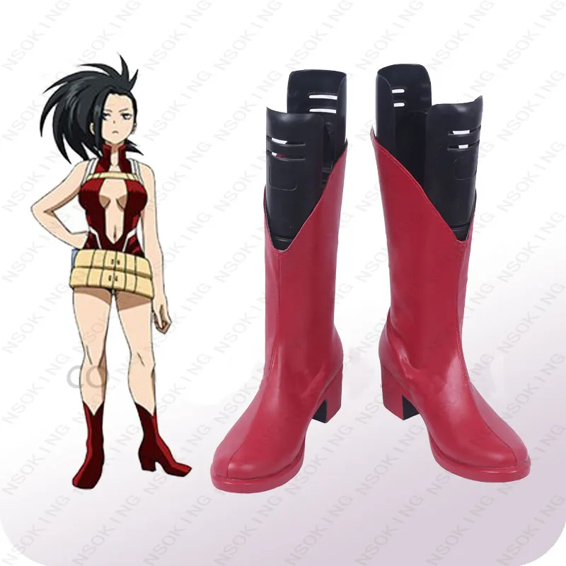 

Ботинки для косплея Boku No Hero моя Академия YAOYOROZU MOMO Аниме обувь