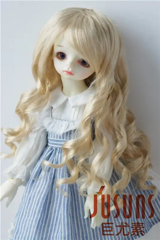 JD224 9-10 дюймов Blyth кукла парики 23-25 см кукольный парик BJD парик леди Sauvage длинные волнистые кукольные волосы