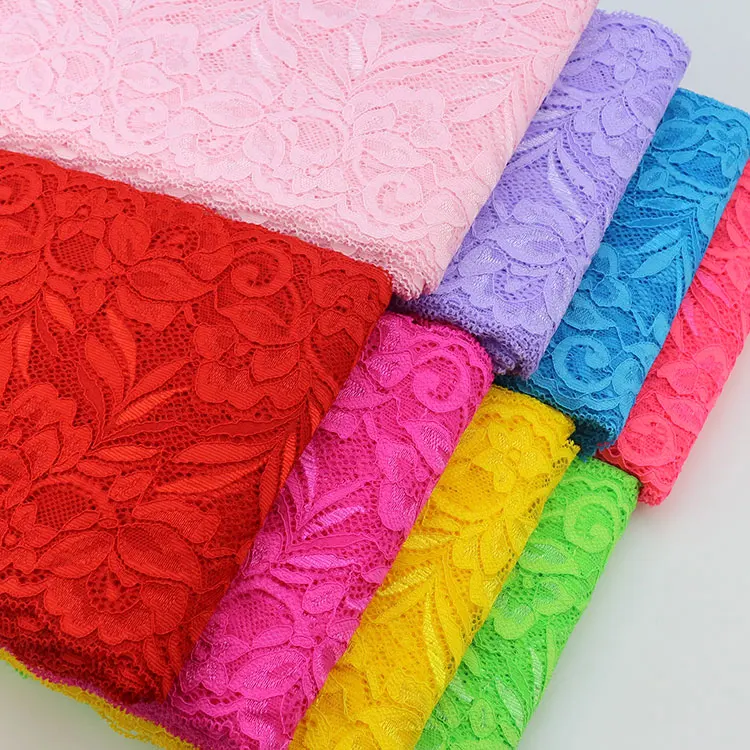 2 ярда/партия эластичная Цветочная кружевная лента поделки сделай сам женская