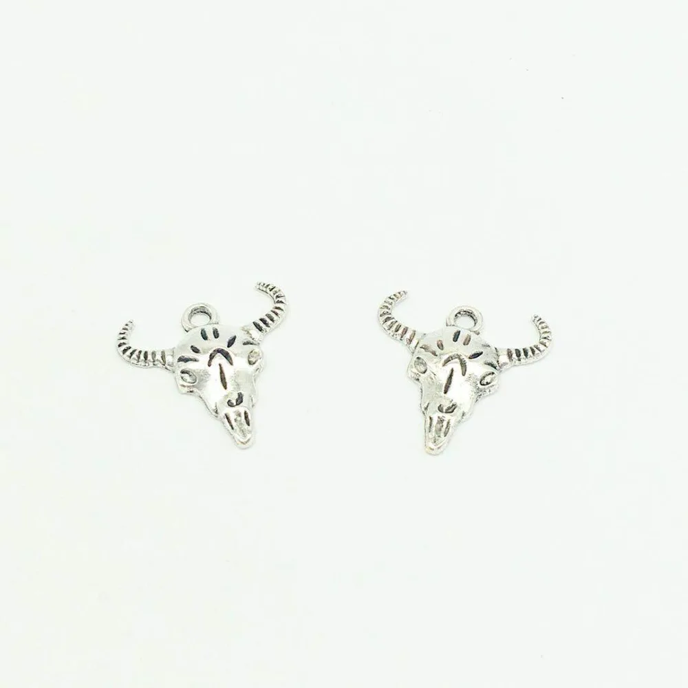 25 pcs/lot vintage Bull head Charms Sheep Pendants For Bracelets Airbus Jewelry Making | Украшения и аксессуары
